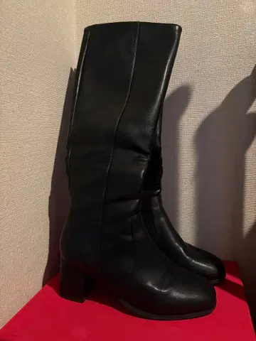 오리엔탈 트래픽 블랙 롱 부츠 M