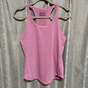 y111604 patagonia 탱크탑 무지 심플 로고 S