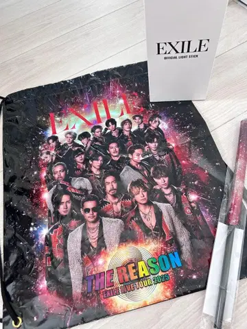 EXILE 응원봉 (덤으로 플래그와 오리지널 백 포함)