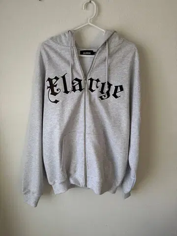 [ XLARGE ] 후드 부착 풀 집업 후드티 M 사이즈