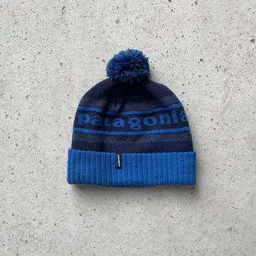 [ 선착순 ] 파타고니아 비니 모자 꽁지 니트 모자 파랑 x 네이비