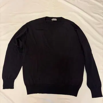 JOHN SMEDLEY 다크 네이비 V넥 스웨터 XL