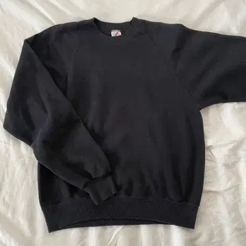 90s USA 러셀 맨투맨 M 블랙 바디