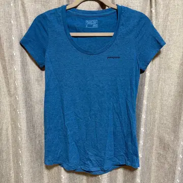 y111605 patagonia 반팔 셔츠 무지 로고 S