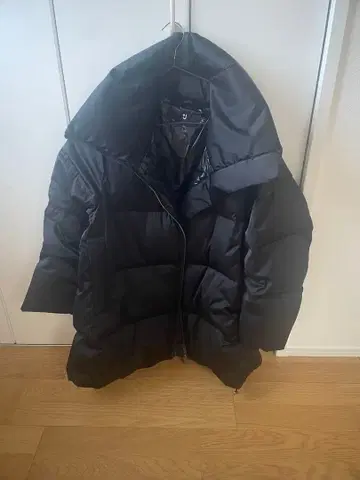 +J 블랙 XL 다운 자켓 유니클로