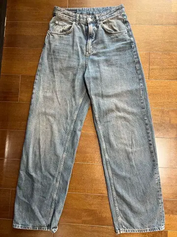 ZARA 라이트 블루 스트레이트 데님 38