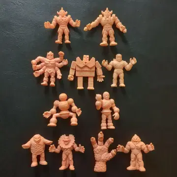 근육맨 지우개 악마 육기사 스킨 컬러 페일 오렌지