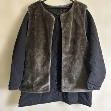 사만사 모스모스 퀼팅 자켓 보아 베스트