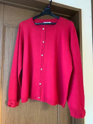 Rose Tiara 레드 가디건