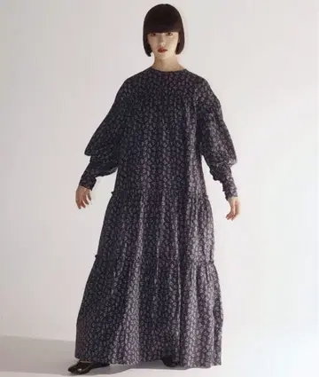 [ perna ] 도킹 플라워 원피스