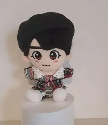 치비 봉제 인형 옷 나니와단시 A! group 멜빵 베레모