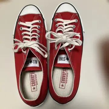 Converse All Star 로우컷 레드