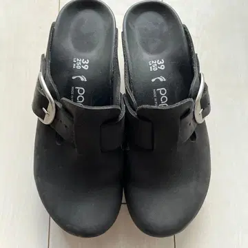 papillio (BIRKENSTOCK) 블랙 클로그 샌들 39