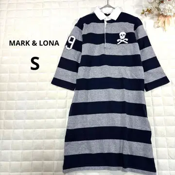 마크앤로나 원피스 골프웨어 S 사이즈 그레이 로고 자수