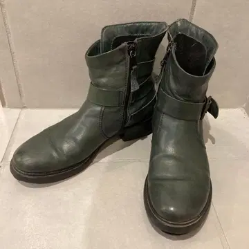 마나스 manas 천연 가죽 엔지니어 부츠 37 사이즈