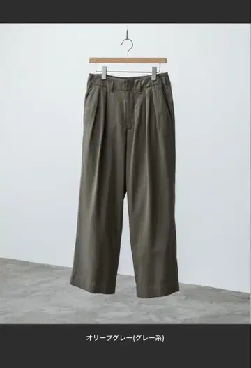 WYM LIDNM TUCK LOOSE DRAPE SLACKS L 사이즈