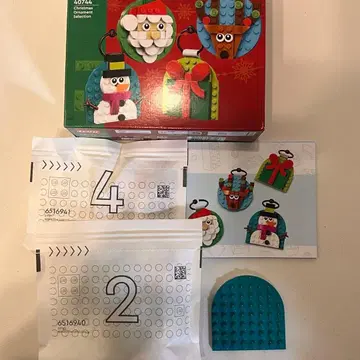 LEGO 크리스마스 오너먼트 산타 눈사람