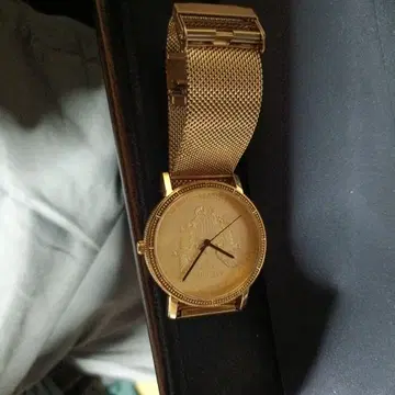 손목시계 배터리 방전 골드 코인 이글 MEGIR 작동 미확인