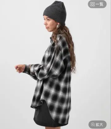 BAYFLOW 베이플로우 모듬 체크 BIG 셔츠