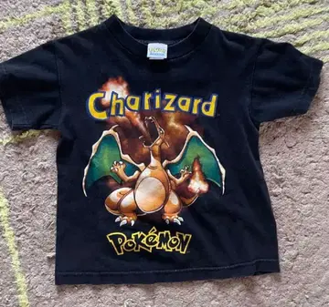 90S 포켓몬 리자몽 빈티지 T셔츠 미국 기획