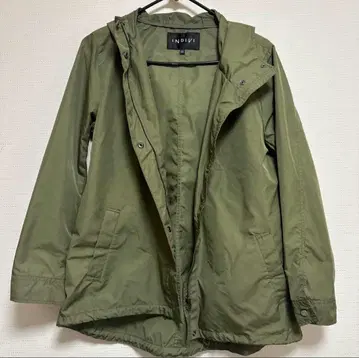 INDIVI 마운틴 파카 카키05 발수 포켓터블 세탁 가능