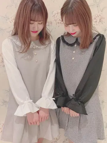 evelyn 밑단 턱 원피스 핑크