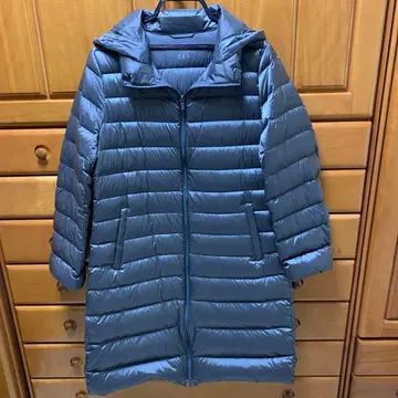 UNIQLO 울트라 라이트 다운 롱 코트 브라운