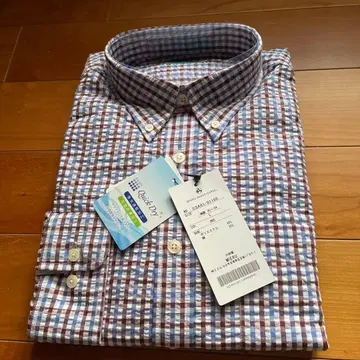 MIERU 체크 무늬 긴팔 셔츠 L 사이즈