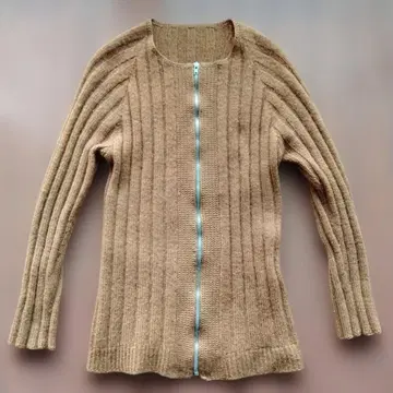 풀 집업 가디건