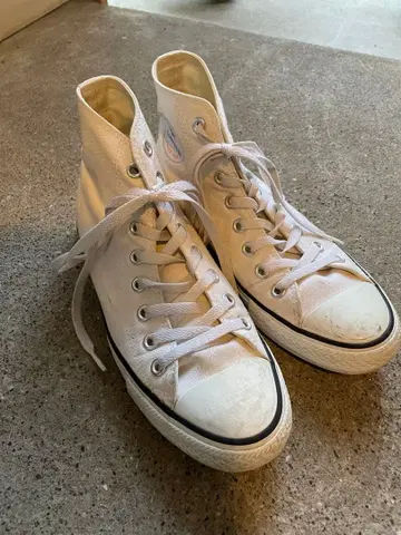 CONVERSE 하이컷 스니커즈 화이트