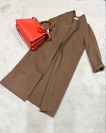 DES PRES 데프레 카멜 롱 코트 새상품급 투모로우랜드