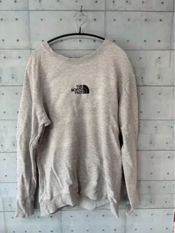 THE NORTH FACE 그레이 크루넥 트레이닝복