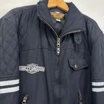 HARLEY-DAVIDSON 퀼팅 자켓 M 블랙