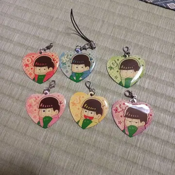 오소마츠 6쌍둥이 트레이딩 메탈 참 컴플리트 세트 6개 세트