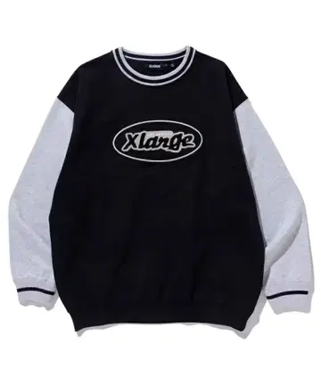 XLARGE 로고 자수 맨투맨