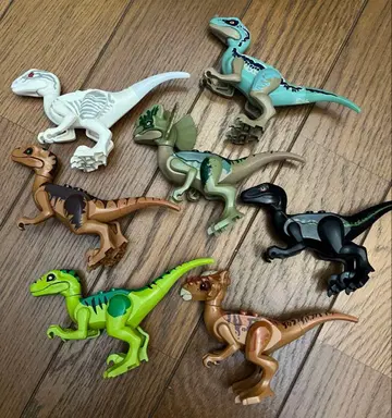 레고 쥬라기 공원 공룡 7체 세트