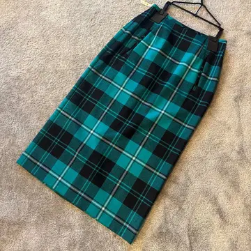SHIPS 체크 울 스커트