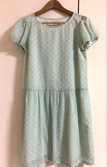 Couture Brooch 쿠튀르 브로치 원피스 민트 리본