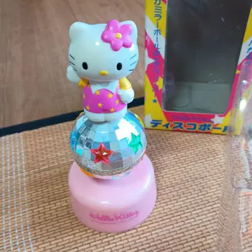 작동 확인 완료 헬로키티 디스코볼 산리오 당시 물품