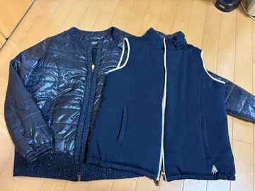 폴 스튜어트 네이비 퀼팅 다운 베스트 & 다운 자켓