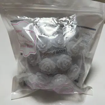 SnowMan 응원봉 스타디움 꽃다발