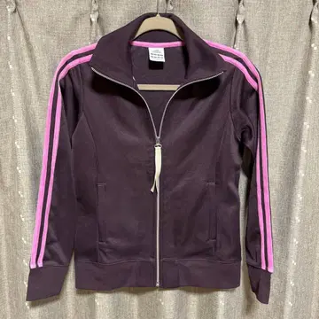 y111611 아디다스 스포츠 웨어 저지 핑크 집업 S