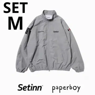 새상품 paperboy & Setinn 셋업 그레이 M