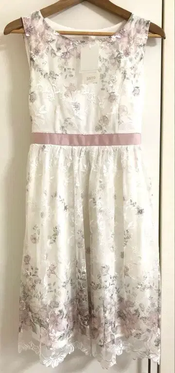 Tocco closet 플라워 꽃무늬 핑크 레이스 원피스