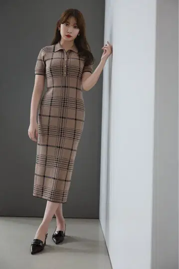 [ 택 포함 미사용 새상품 ] herlipto 니트 원피스