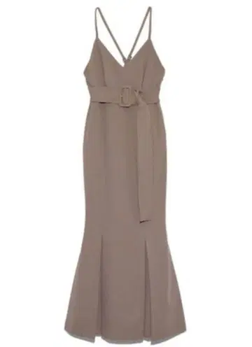 SNIDEL 허리 벨트 머메이드 원피스