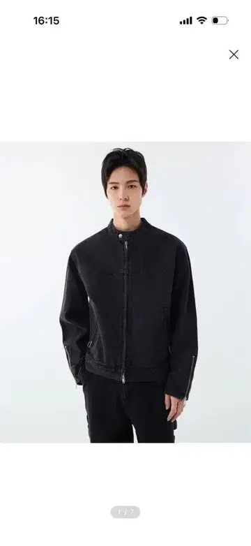 Musinsa standard denim racer jacket