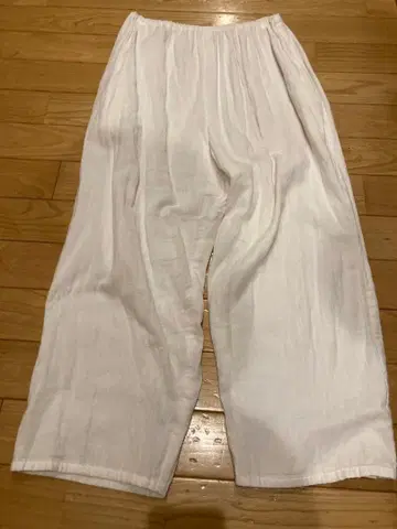 potandtea 거즈 팬츠 화이트