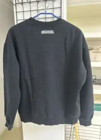 크루넥 맨투맨 블랙 / 프린트