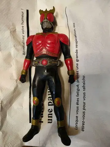 가면라이더 피규어 빨간색 블랙